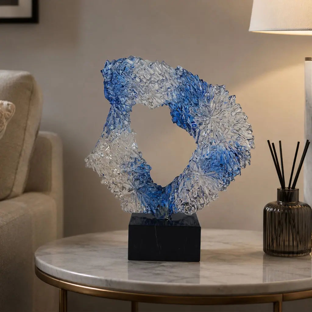 Frozen Wave: Ocean-Inspired Sculpture 