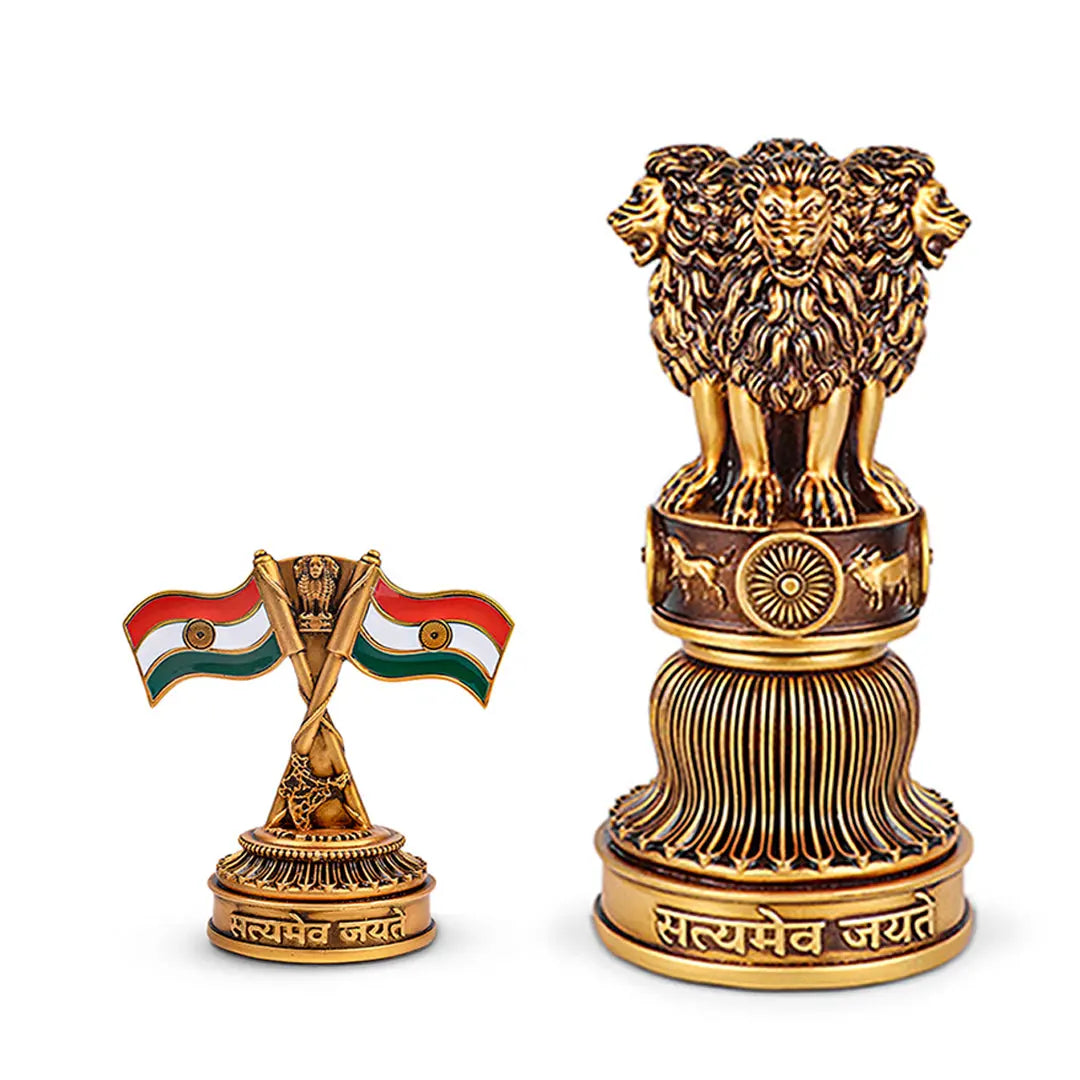 Ashok Stambh and Indian National Flag Combo Artarium