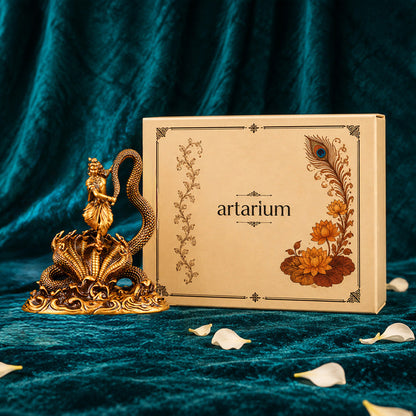 Dancing Krishna idol With Premium Packaging 