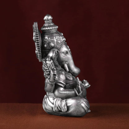 Ganesh ji 30 - 35 Gm Pure Silver theartarium