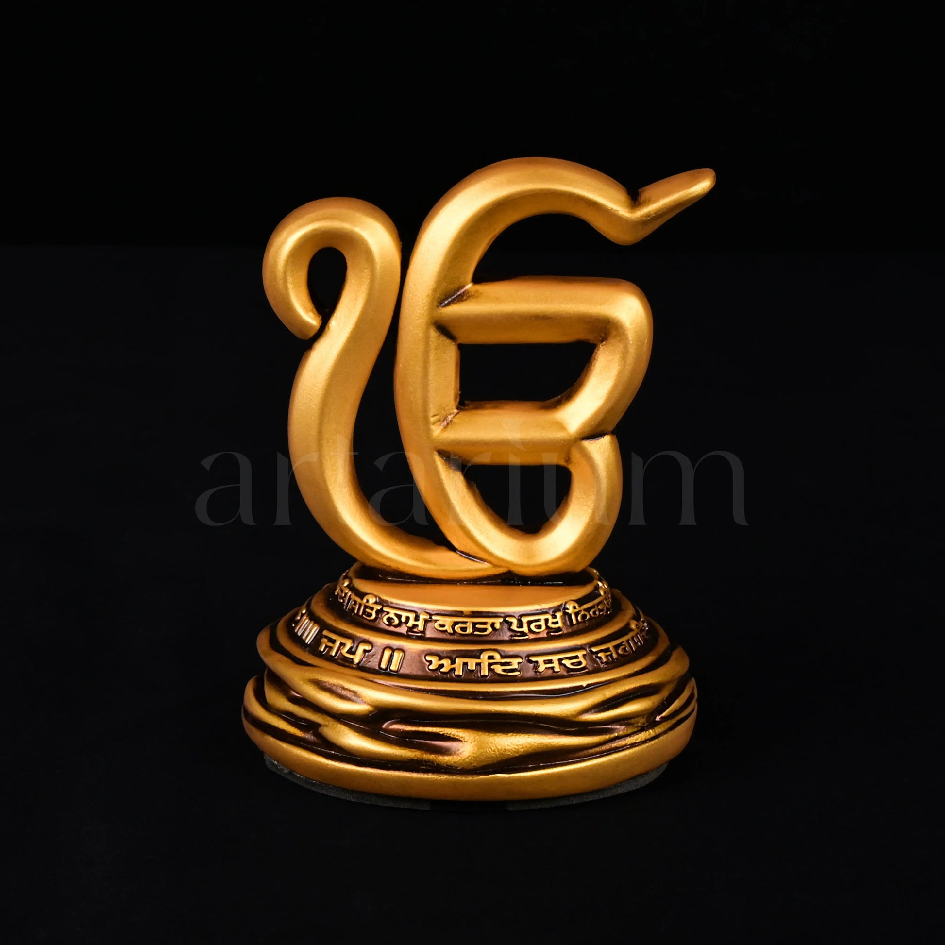 Ek Onkar Car Dashboard theartarium