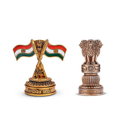Ashok Stambh and Indian National Flag Combo Artarium