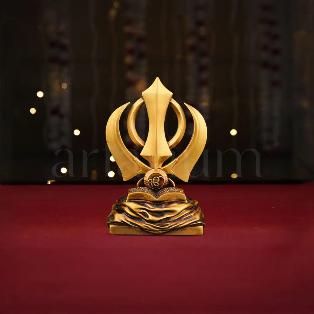 Ek Onkar & Khanda Sahib Statue Set