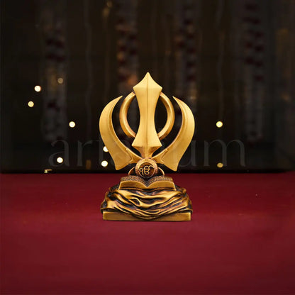 Ek Onkar & Khanda Sahib Statue Set