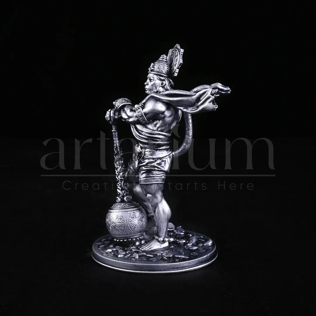Bahubali Hanuman Idol for Car Dashboard theartarium