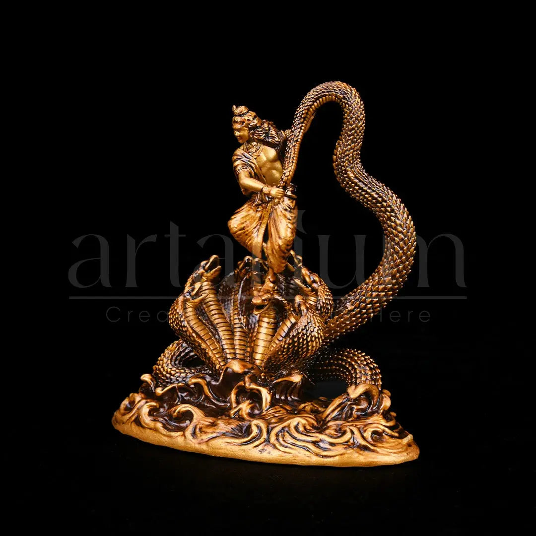 Dancing Krishna Car Dashboard theartarium