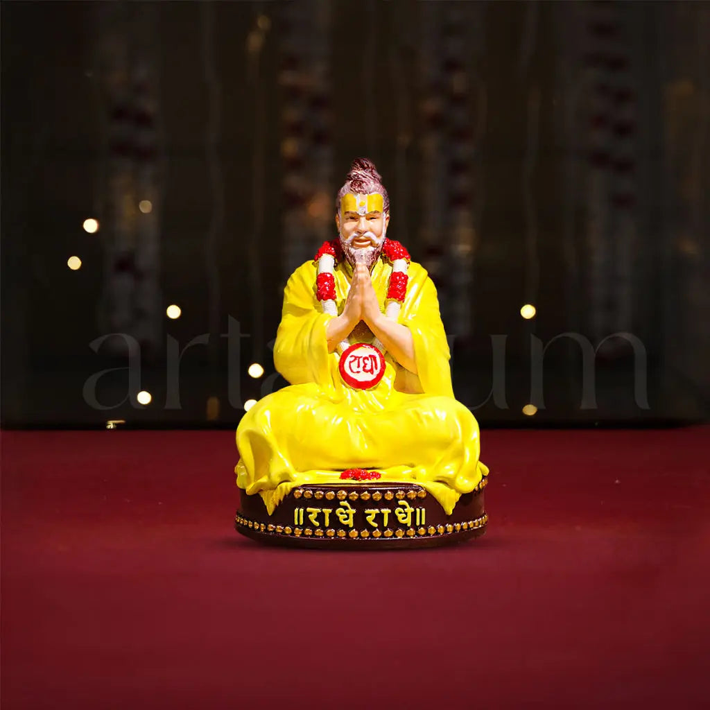 Radha Krishna & Premanand Ji Maharaj Idols Set
