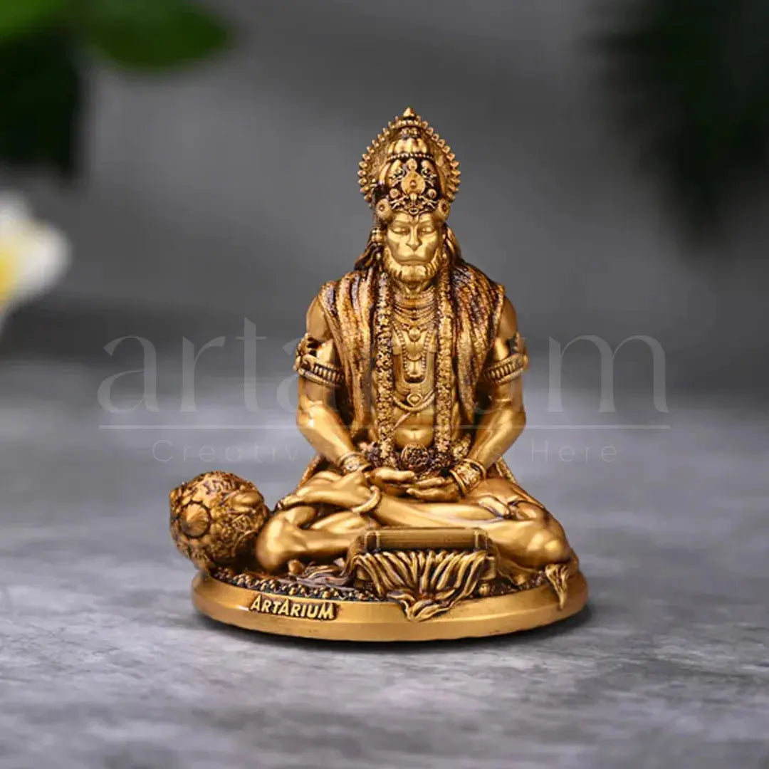 Meditating Hanuman 2.O theartarium
