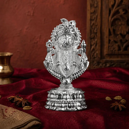 Jagannath Ji Idol Silver Plated