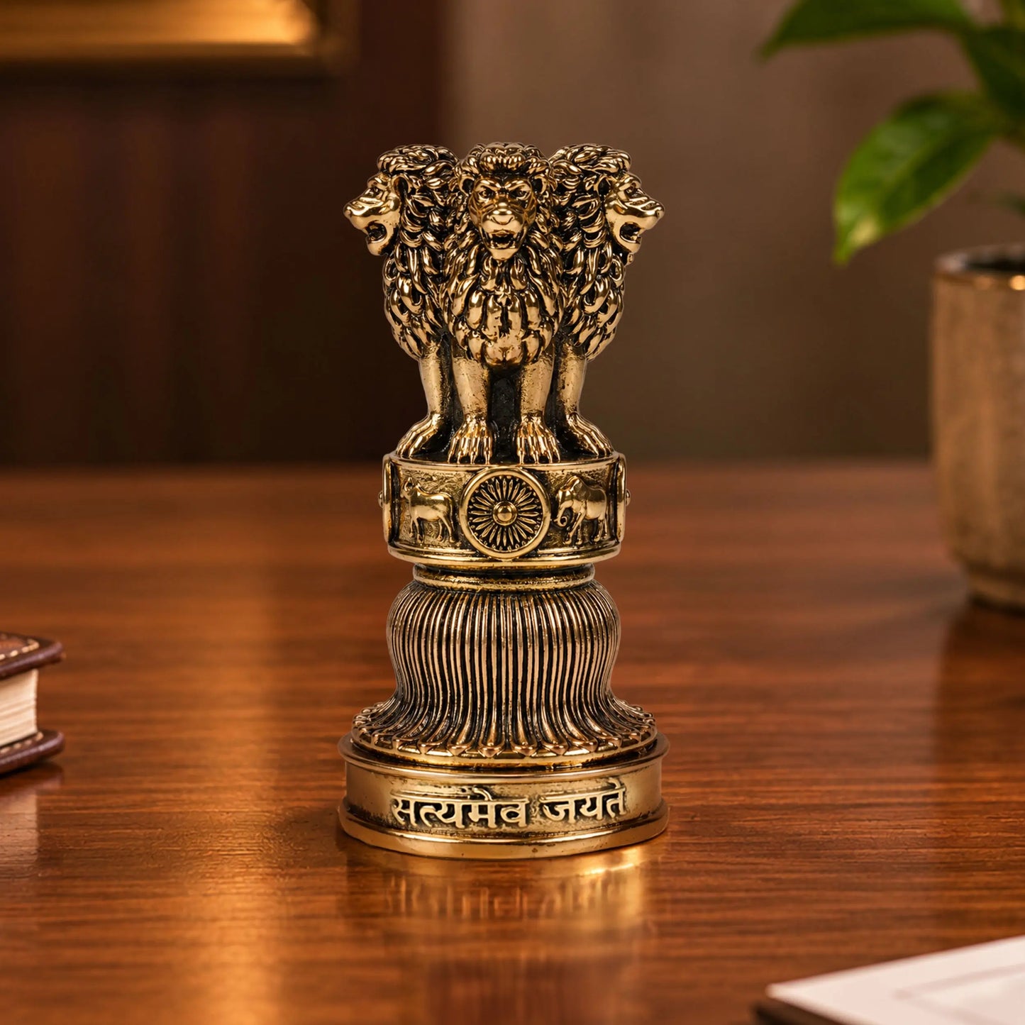 Ashok Stambh Brass Plated