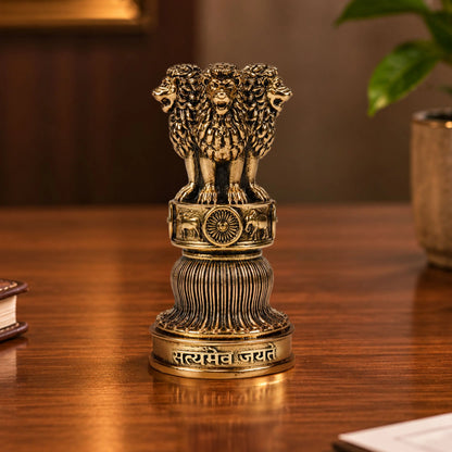 Ashok Stambh Brass Plated
