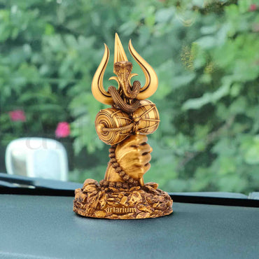 Shiv Trishul Car Dashboard Idol