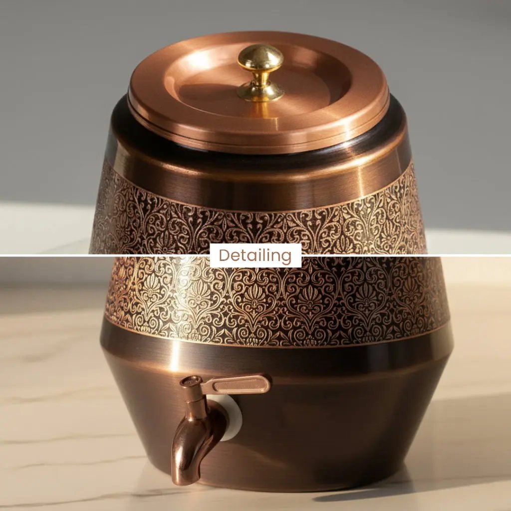 Copper Antique Water Dispenser (8 litres)