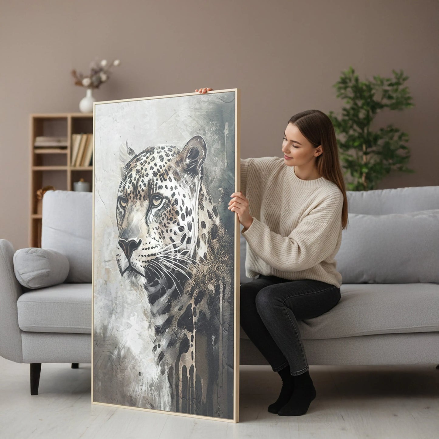 Prowl of the Wild - Leopard Painting