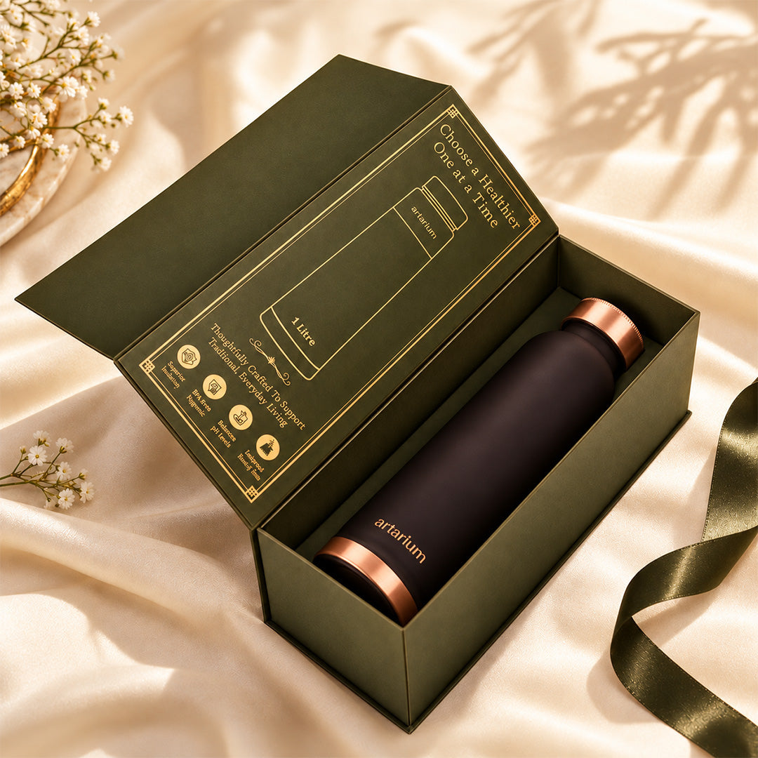 Eco-Friendly Copper Bottle with Premium Packaging 