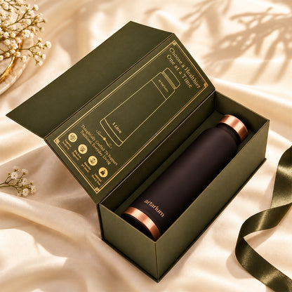 Eco-Friendly Copper Bottle with Premium Packaging 