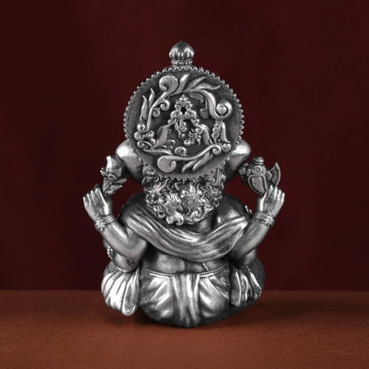 Ganesh ji 30 - 35 Gm Pure Silver theartarium