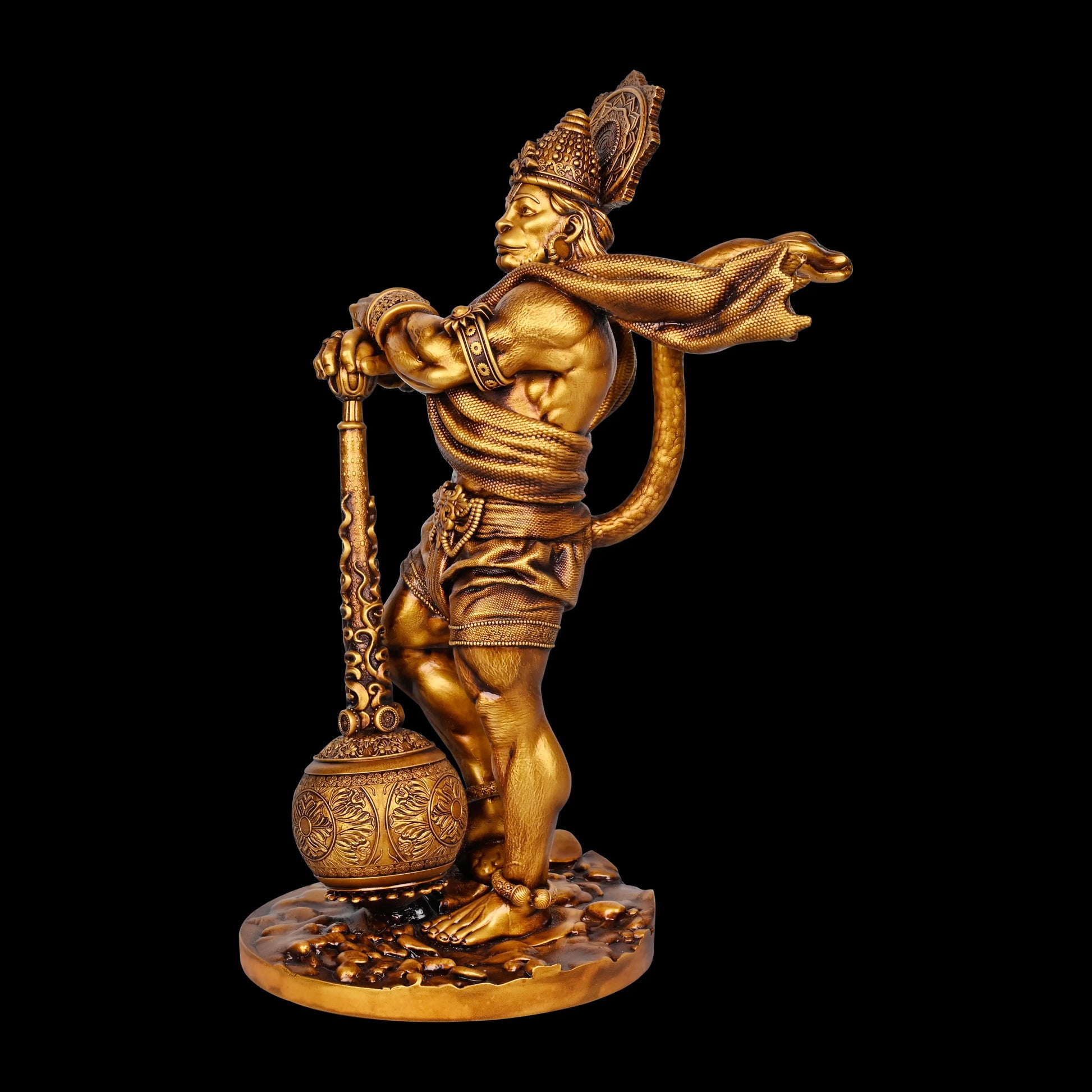 Bahubali Lord Hanuman Large 1.38 Ft & 2 Ft theartarium