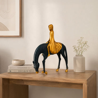 The Majestic Rider Horse Figurine 