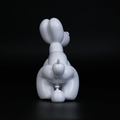 Poo Balloon Dog Statue 