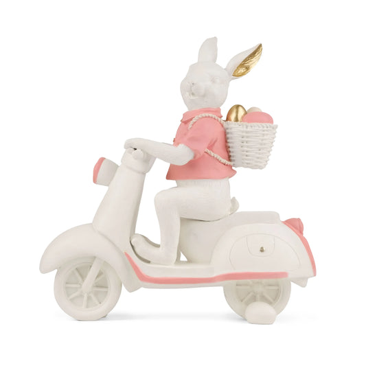 Whiskers on the Move - Bunny Figurine