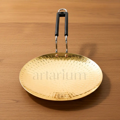Hammered Brass Tawa for Roti
