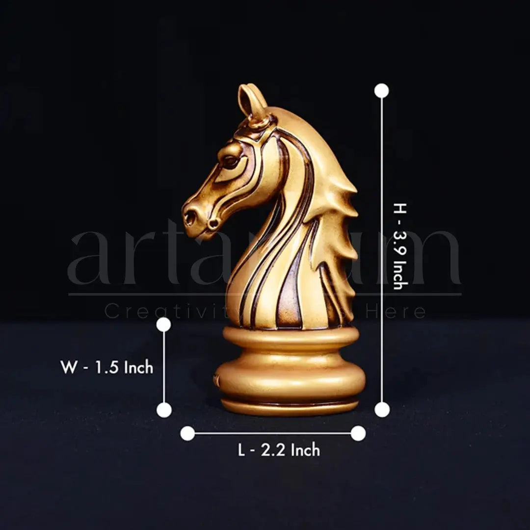 Knight Horse Chess Piece Car Dashboard theartarium