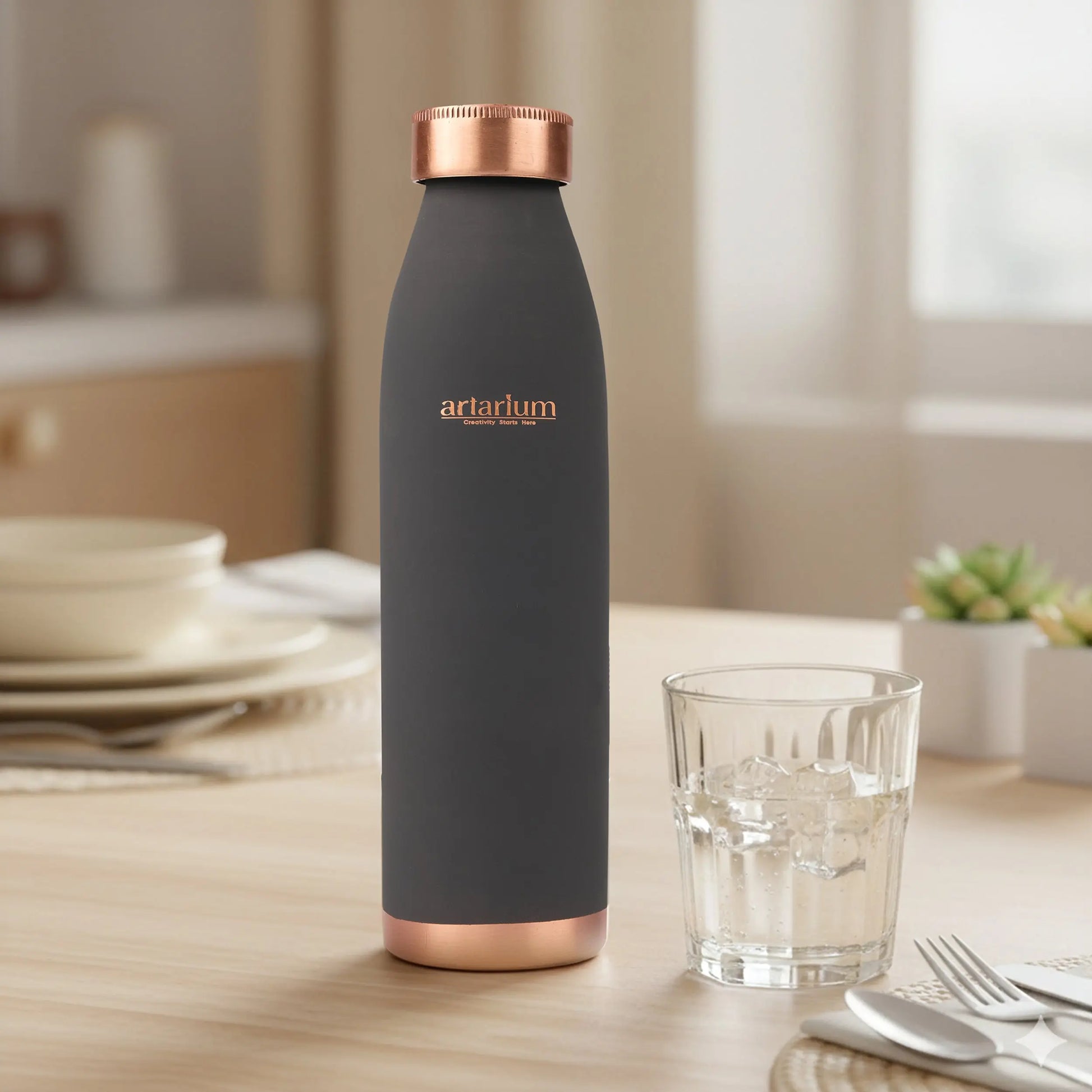 Eco-Friendly Copper Water Bottle With Gift Box