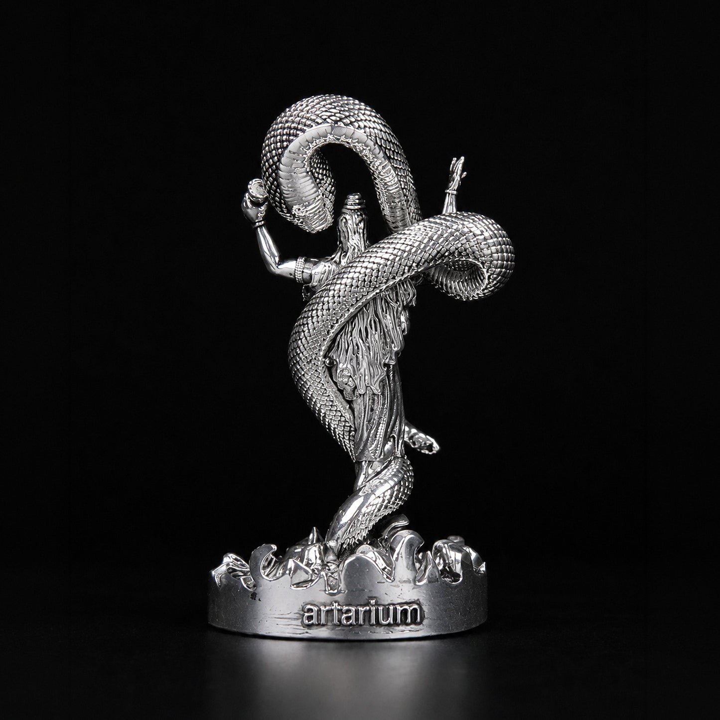 Mystical Shiva Silver Plated Idol 