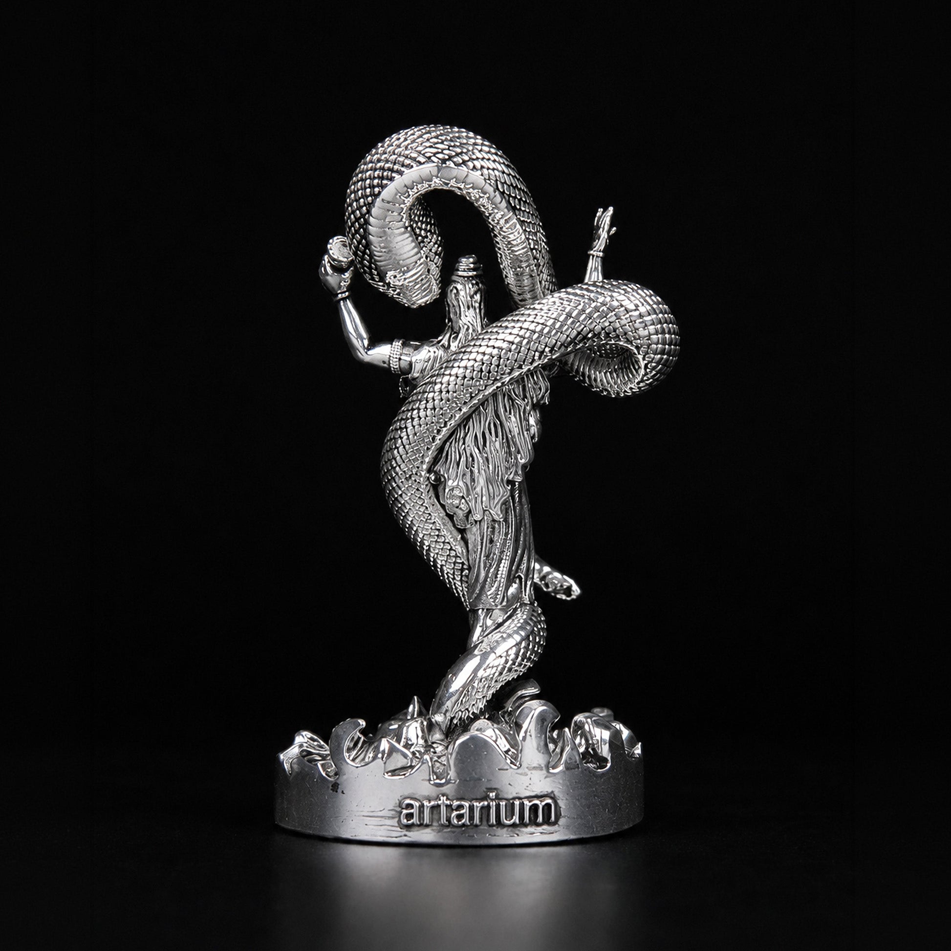 Mystical Shiva Silver Plated Idol 
