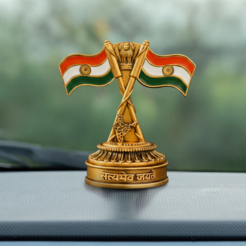 Indian National Flag Car Dashboard