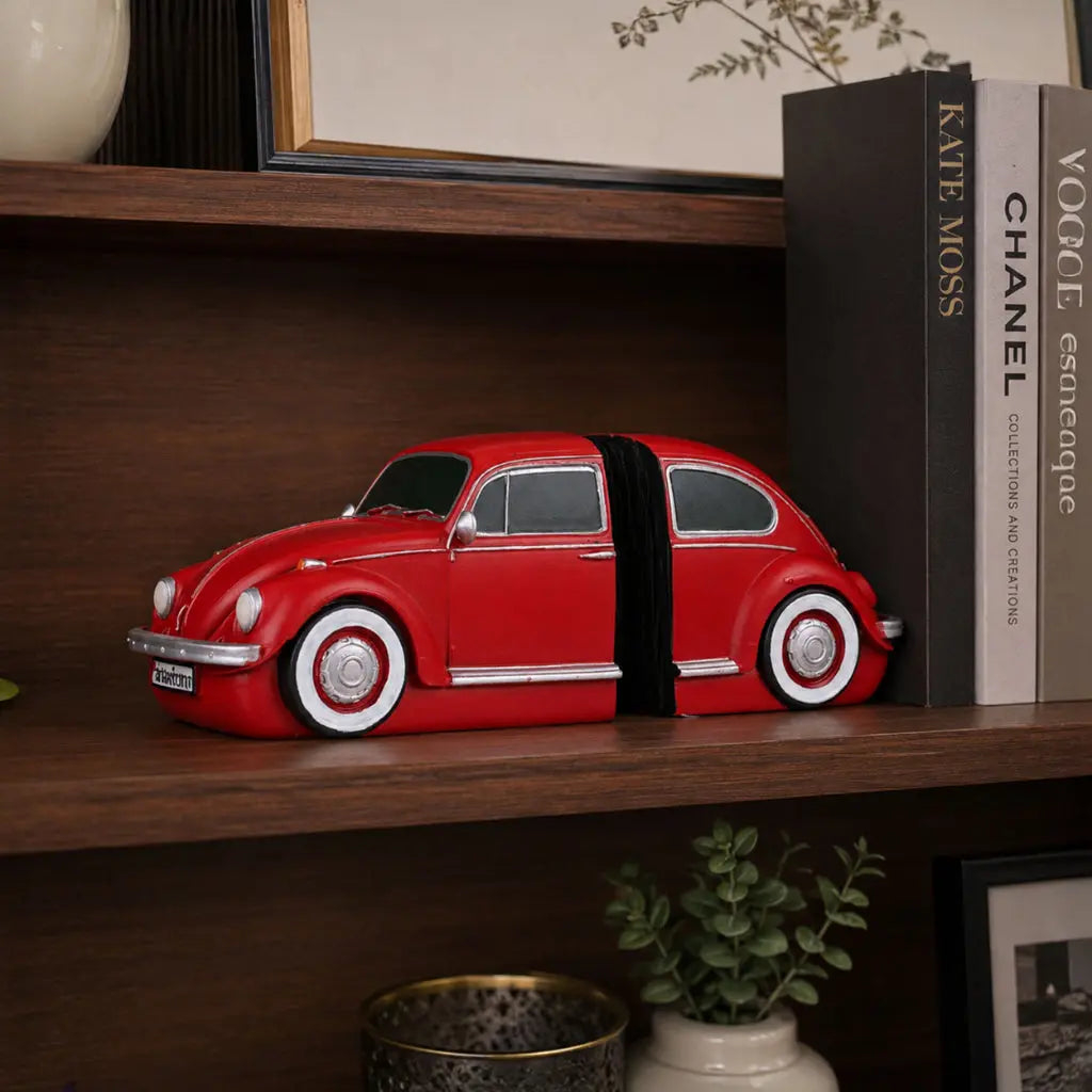 Classic VW Beetle Car Bookends 