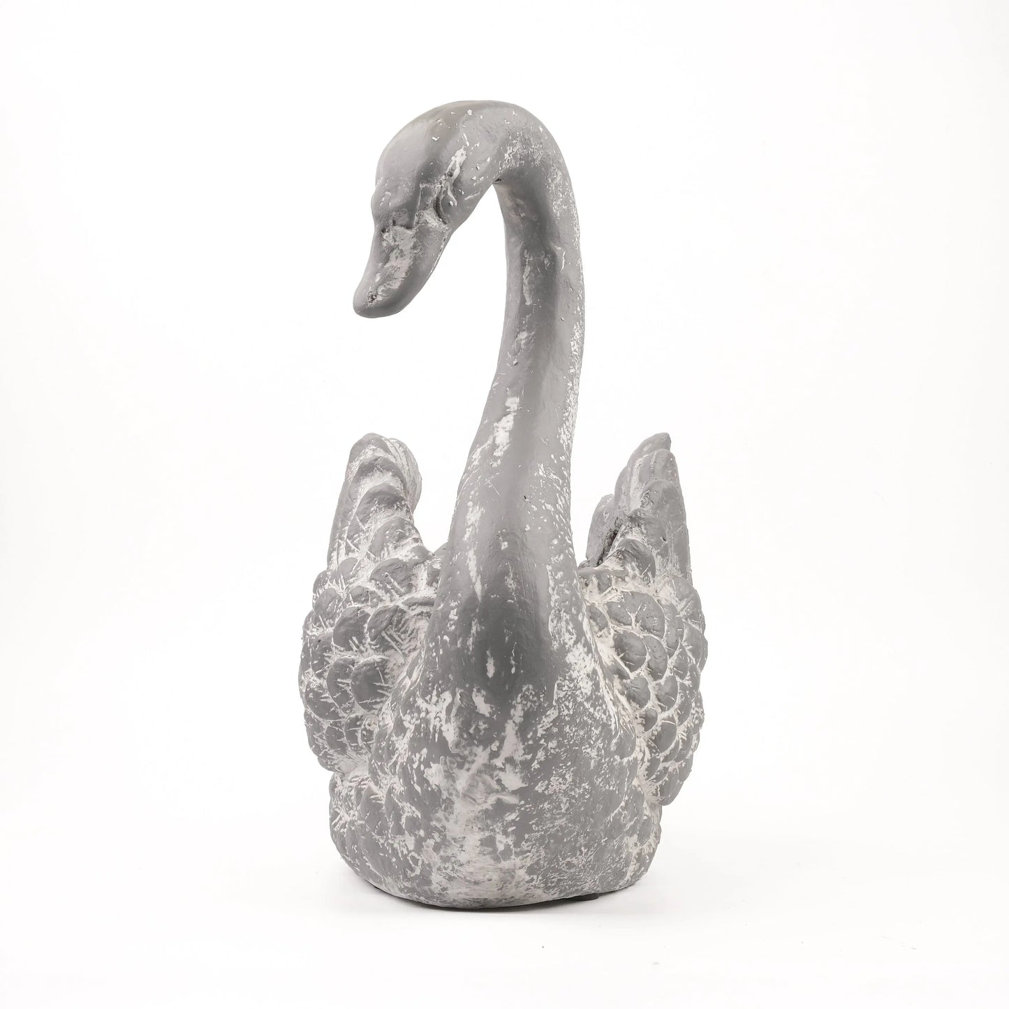 Enchanting Grace - Cement Swan Planter