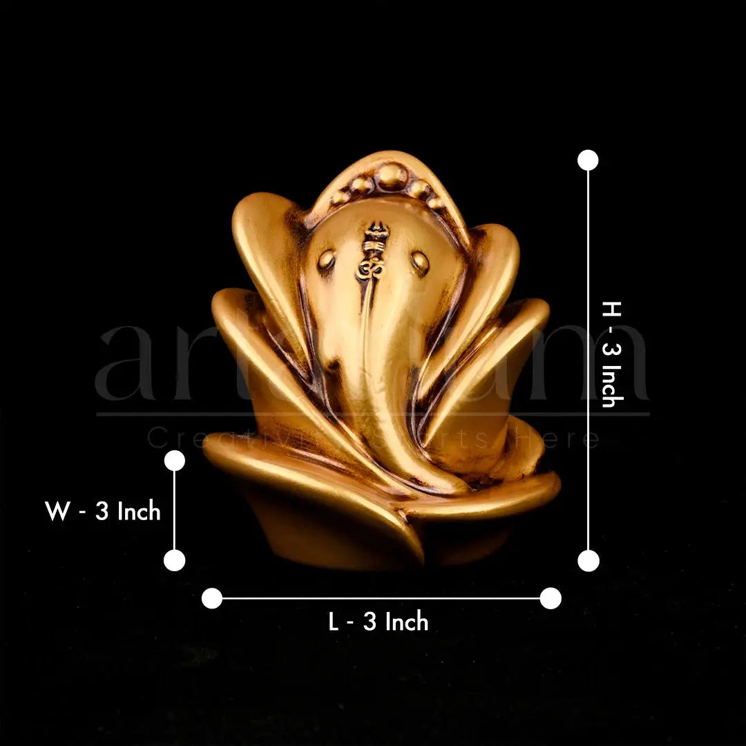 Rose Ganesha Car Dashboard theartarium