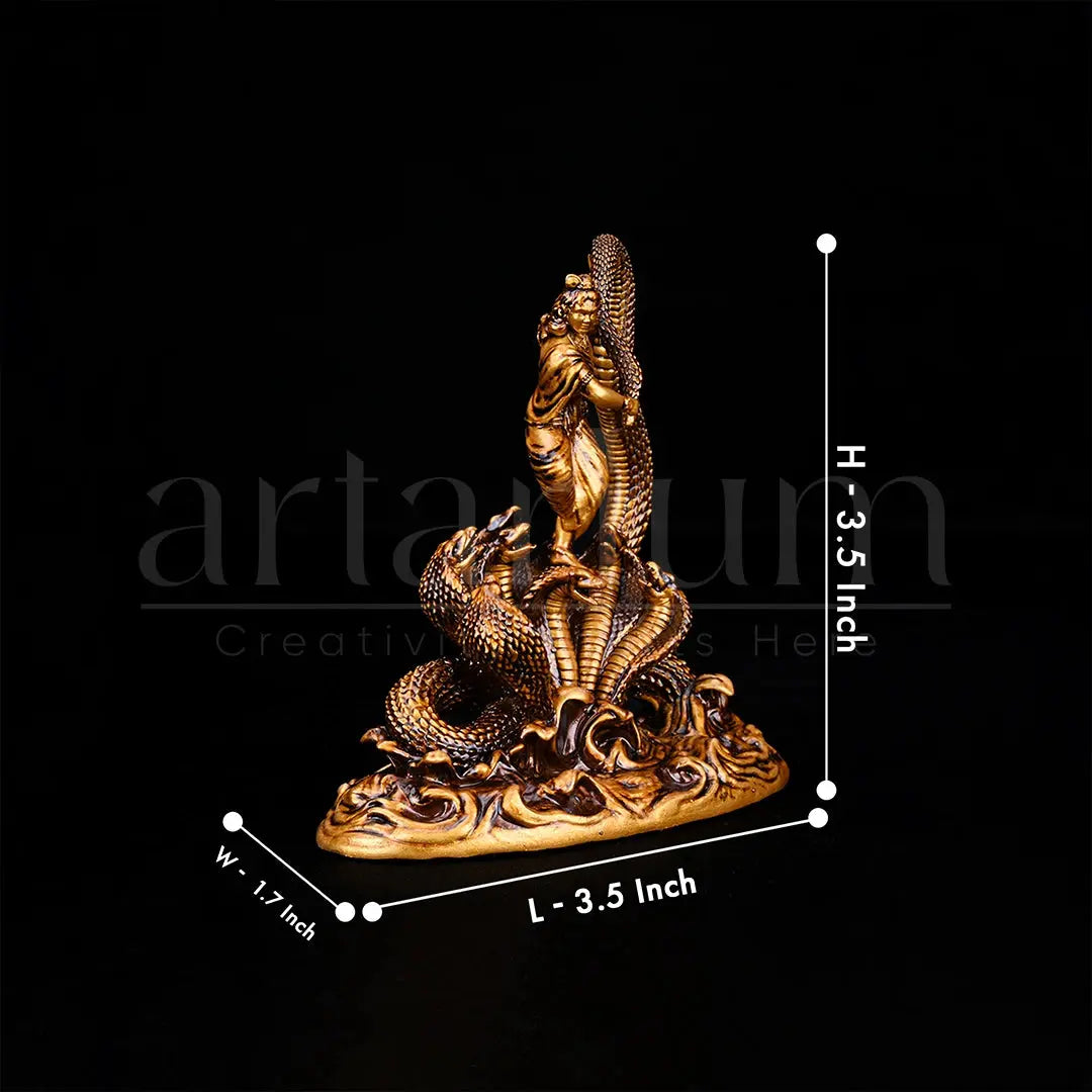 Dancing Krishna Car Dashboard theartarium