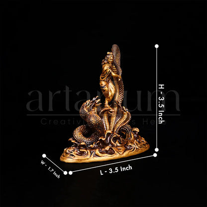 Dancing Krishna Car Dashboard theartarium