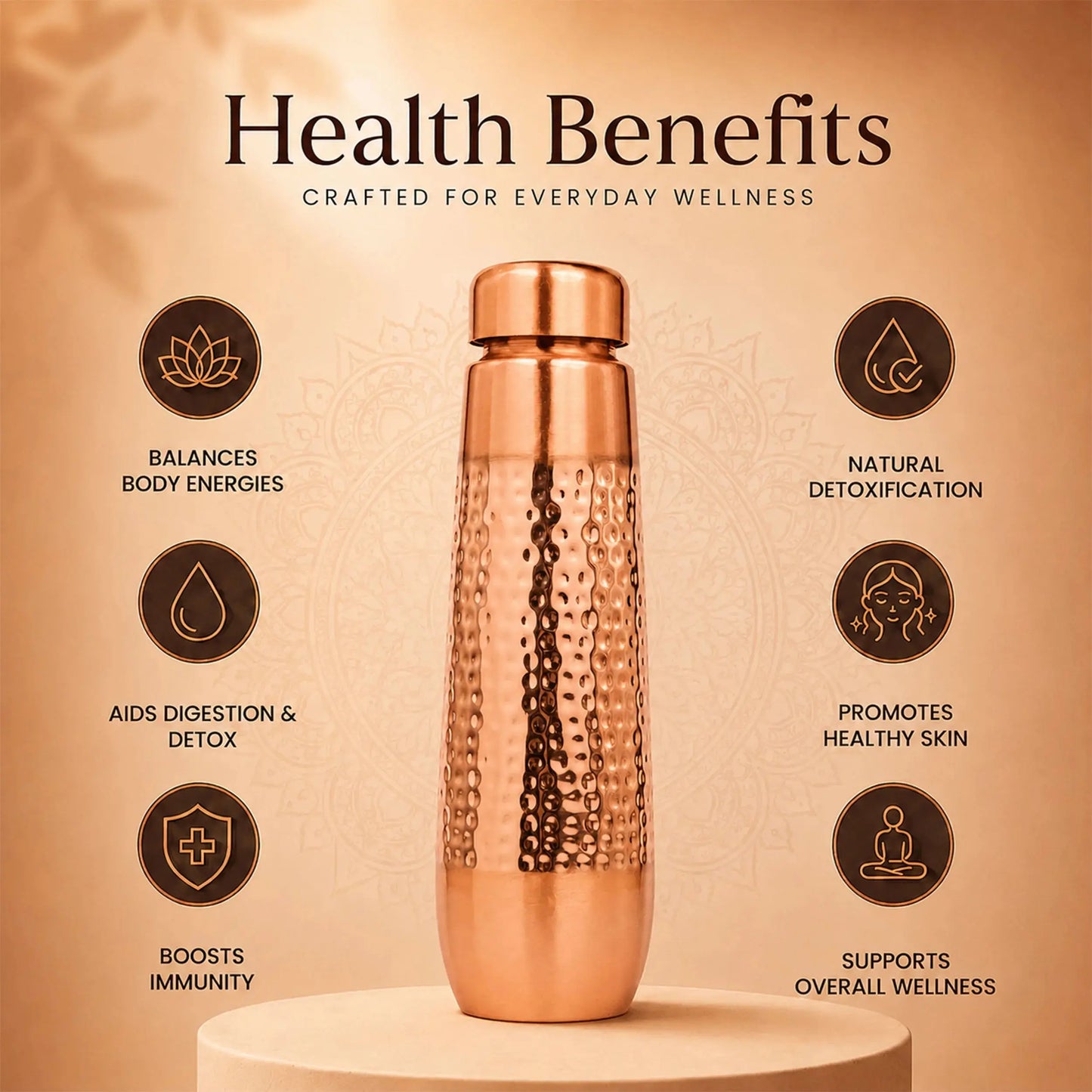 AyurVian Wellness Copper Bottle
