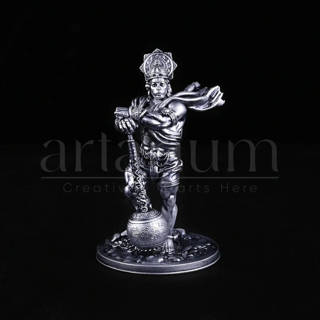 Bahubali Hanuman Idol for Car Dashboard theartarium