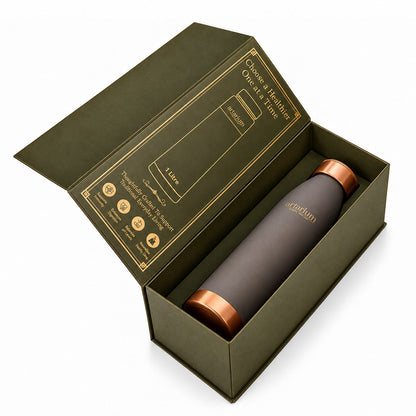 Eco-Friendly Copper Bottle with Premium Packaging 