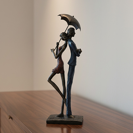Monsoon Romance - Couple Figurine