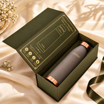 Eco-Friendly Copper Bottle with Premium Packaging 