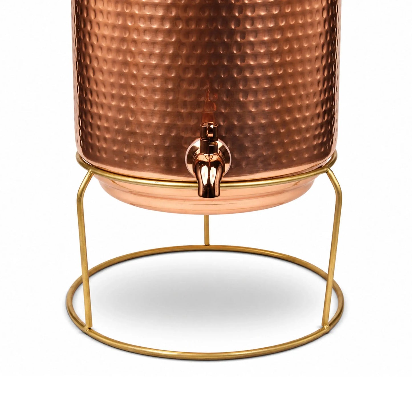 Hammered Copper Water Dispenser
