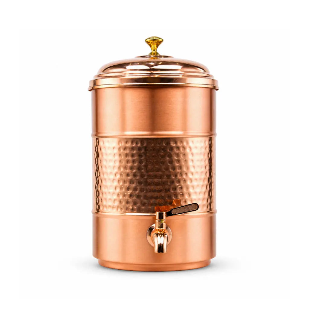 Semi-Hammered Copper Water Dispenser