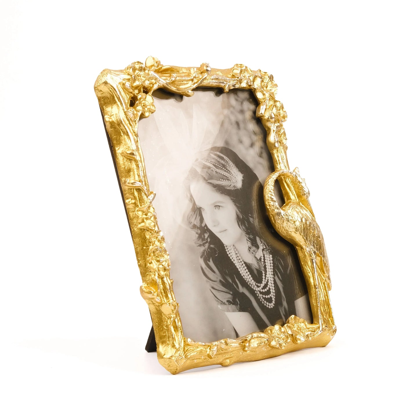 Crane of Fortune - Antique Bird Frame