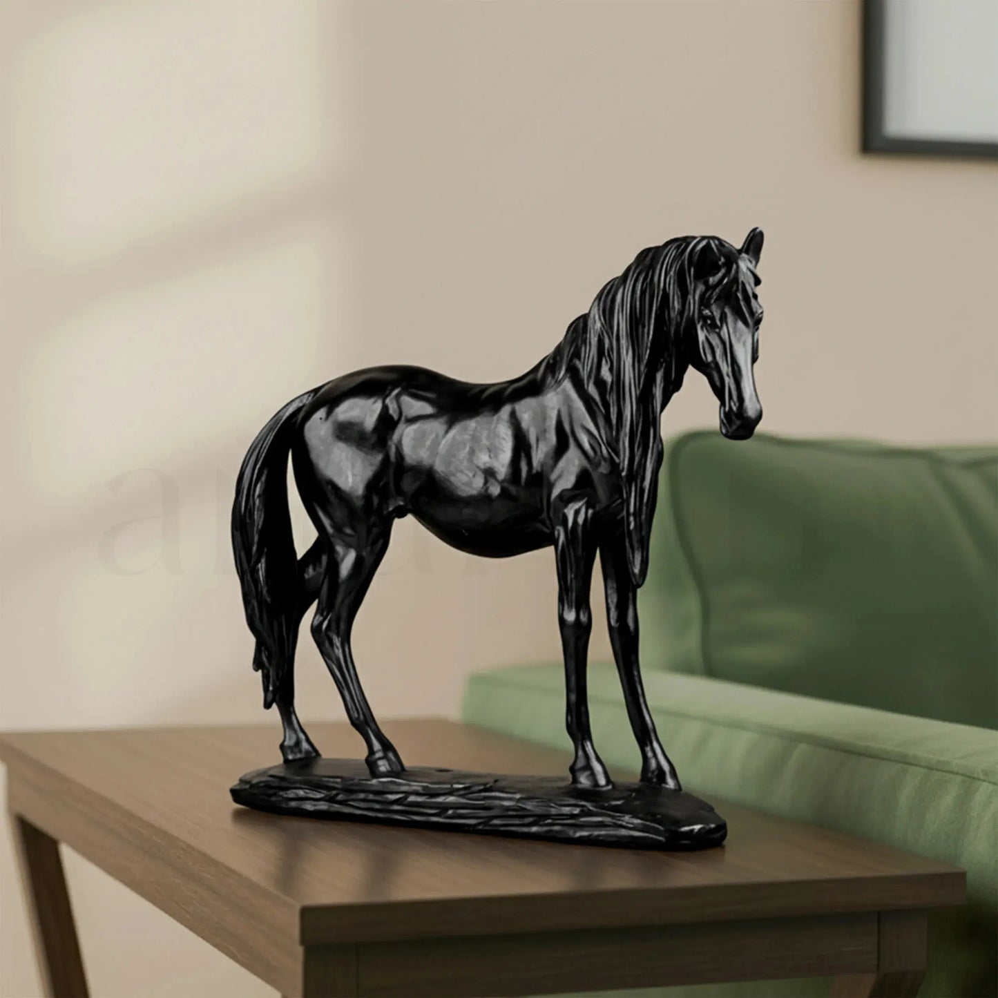 Black Gallop - Horse Figurine