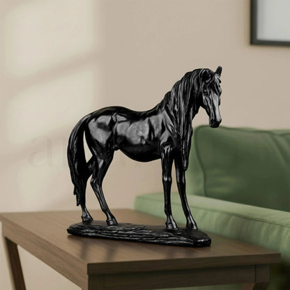 Black Gallop - Horse Figurine
