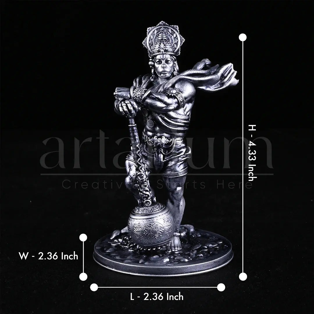 Bahubali Hanuman Idol for Car Dashboard theartarium