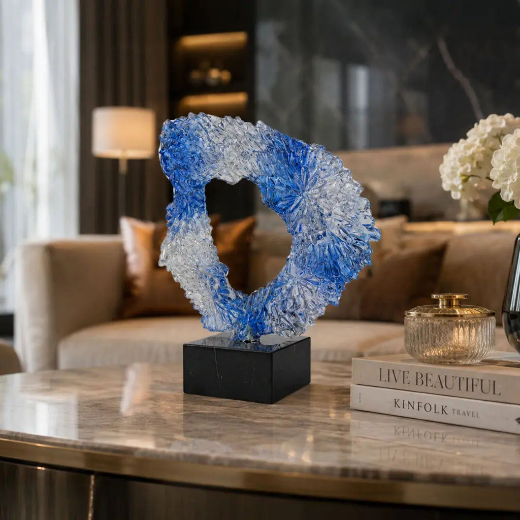 Frozen Wave: Ocean-Inspired Sculpture 