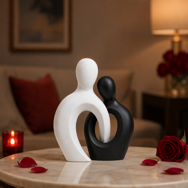 Black & White Soulmates Sculpture 