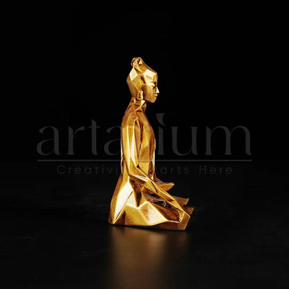 Origami Lord Buddha Car Dashboard theartarium